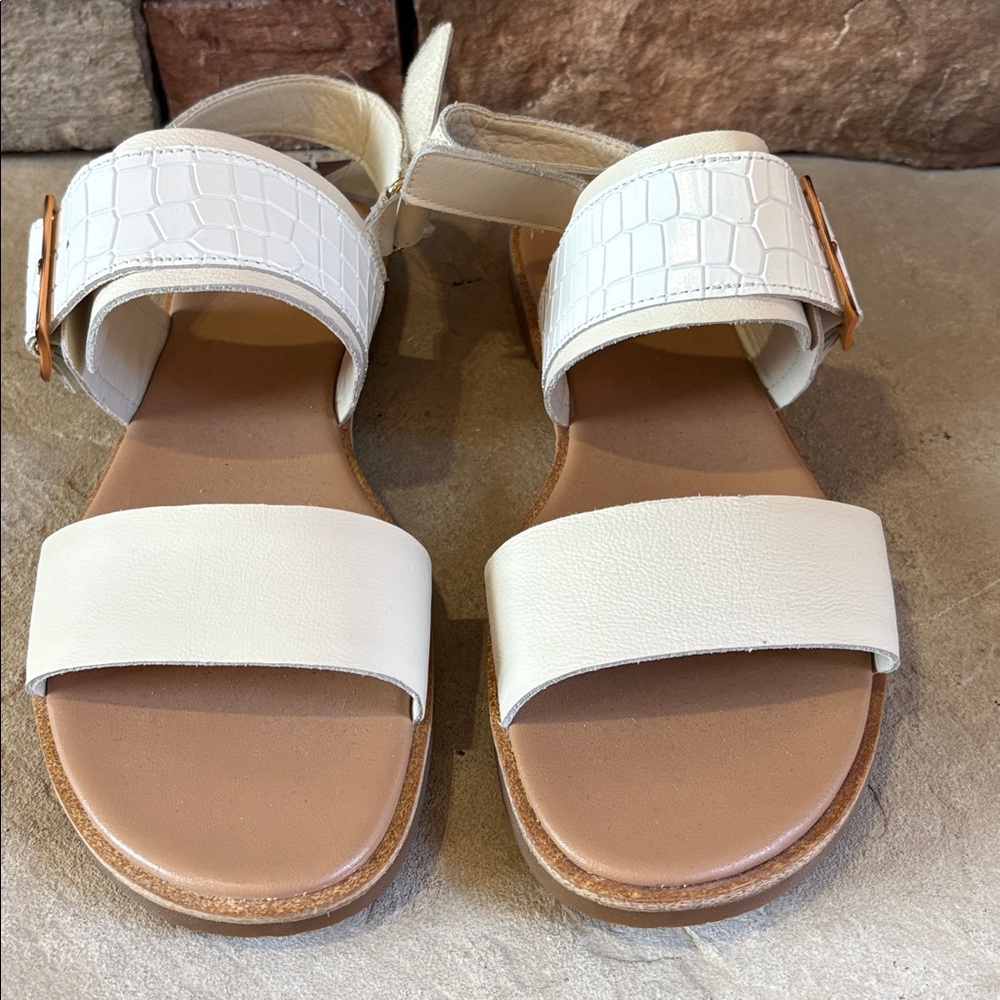 Sorel sz 11 cream and white sandals NWT - Picture 3 of 11